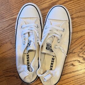 Converse Off-White Textured Sneakers